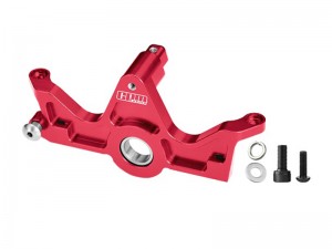 GPM SLA018A 7075-T6 ALLOY BEARING MOTOR MOUNT 6860R FOR TRAXXAS 1/10 SLASH 4X4 / HOSS 3S / BIGFOOT 4X4 / Ford Raptor R 4X4 Ultimate / Stampede 4X4 - RED - SLA018A-R