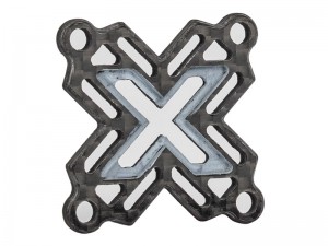 CARBON FIBER 30 X 30mm COOLING FAN PROTECTION PLATE FOR 1/10 RC CAR - RS-3030A/BK