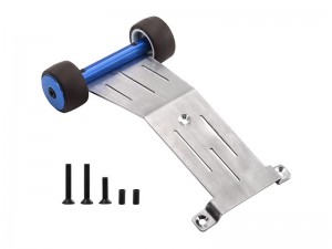 STAINLESS STEEL REAR WHEELIE BAR 10835 FOR TRAXXAS MINI SLASH 4X4 RC SHORT COURSE 108164-1 - RS-TRX10835/BU