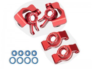 ALUMINUM FRONT STEERING KNUCKLE C-HUB REAR HUB CARRIER 10736 10752 10732 FOR TRAXXAS MINI XRT MONSTER 108076-1 - RS-TRX107323652/RE