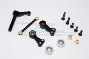 GPM CC048 ALUMINIUM STEERING ASSEMBLY TAMIYA CC01 - Black - CC048-BK