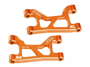 GPM SLAM057 7075-T6 ALLOY REAR UPPER SUSPENSION ARMS FOR TRAXXAS MINI SLASH 4X4 108164-1 - SLAM057-OR