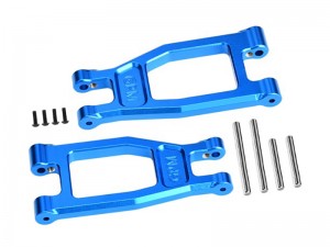 GPM DT4054 7075-T6 ALLOY FRONT UPPER SUSPENSION ARMS FOR TAMIYA 1/10 DT-04 RC FIGHTER NXGEN BUGGY - LIGHT BLUE - DT4054-SB