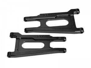 GPM TFR055F/R 7075 ALLOY FRONT / REAR SUSPENSION ARMS 6731 FOR TRAXXAS 1/10 FORD FIESTA ST RALLY VXL 74276-4 - BLACK - TFR055F/R-BK
