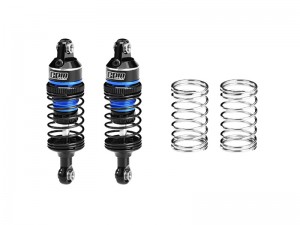 GPM SLAM063F/R 6061 ALLOY FRONT/REAR ADJUSTABLE PROGRESSIVE SPRING SHOCK 63mm 10865 10860 FOR TRAXXAS MINI SLASH SHORT COURSE 108164-1 - BLUE - SLAM063F/R-B