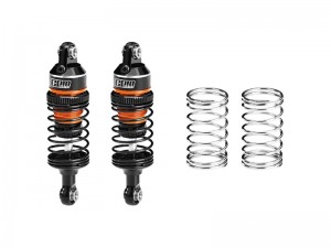 GPM SLAM063F/R 6061 ALLOY FRONT/REAR ADJUSTABLE PROGRESSIVE SPRING SHOCK 63mm 10865 10860 FOR TRAXXAS MINI SLASH SHORT COURSE 108164-1 - ORANGE - SLAM063F/R-OR
