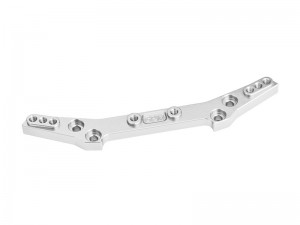 GPM DT402830F/R 7075-T6 ALLOY FRONT / REAR SHOCK TOWER FOR TAMIYA 1/10 DT-04 RC FIGHTER NXGEN 58741 - SILVER - DT402830F/R-S