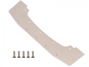 FRONT SPLITTER TITANIUM ARA320520 FOR ARRMA RC 1/7 ARA7617V2 FELONY 6S AVC 4X4 RTR Brushless All-Road Street - RS-ARA320520A/TI