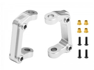 GPM DT4019 7075-T6 ALLOY FRONT C-HUBS FOR RC TAMIYA 1/10 DT-04 RC FIGHTER NXGEN BUGGY 58741 - SILVER - DT4019-S