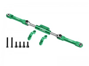 GPM H10162 7075 ALLOY FRONT STEERING LINK SET IRC00192 FOR VANQUISH PRODUCTS 1/10 H10 OPTIC CRAWLER VPS09027V - GREEN - H10162-G