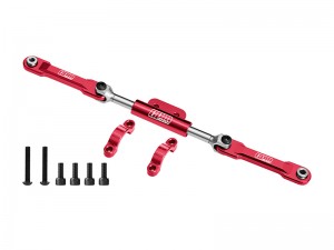 GPM H10162 7075 ALLOY FRONT STEERING LINK SET IRC00192 FOR VANQUISH PRODUCTS 1/10 H10 OPTIC CRAWLER VPS09027V - RED - H10162-R