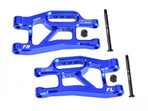 GPM SLAM055 7075 T6 ALLOY FRONT LOWER SUSPENSION ARMS 10831 FOR TRAXXAS MINI SLASH 4X4 108164-1 - BLUE - SLAM055-B