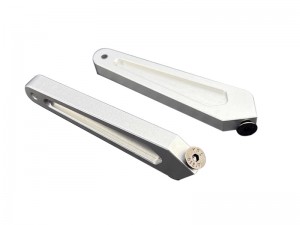 ALUMINUM 7075 REAR SUPPORT BRACE TKR9612 FOR RC 1/8 TEKNO MT48 2.0 MONSTER TRUCK - RS-TKR9612A/SI