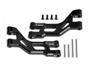 GPM DT4057 7075-T6 ALLOY REAR UPPER SUSPENSION ARMS FOR TAMIYA 1/10 DT-04 RC FIGHTER NXGEN BUGGY 58741 - DT4057-BK