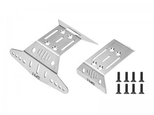 STAINLESS STEEL FRONT AND REAR CHASSIS SKID ARA-2596 FOR ARRMA 1/16 QUAKE GROM / GORGON GROM ARA2137 - MQM331FR-OC