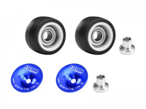 GPM MQM040R 7075 ALLOY WHEELIE BAR WHEEL & BEARING FOR RC ARRMA 1/16 QUAKE GROM ARA2137 / GORGON GROM ARA2130 - BLUE - MQM040R-B