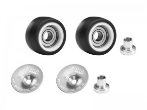 GPM MQM040R 7075 ALLOY WHEELIE BAR WHEEL & BEARING FOR RC ARRMA 1/16 QUAKE GROM ARA2137 / GORGON GROM ARA2130 - SILVER - MQM040R-S