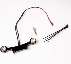 NYLON FRONT LED SPOTLIGHT SET ARA320402 FOR 1/10 ARRMA GORGON QUAKE RC TRUCK - RS-ARA320402F/LED