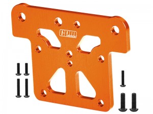 GPM MAK015 7075-T6 ALLOY FRONT TOP PLATE FOR ARRMA 1/8 KRATON V5 V6 TALION OUTCAST NOTORIOUS V5 V6 TYPHON 6S V5 TLR 1/7 MOJAVE BIG ROCK INFRACTIOIN FELONY FIRETEAM LIMITLESS 6S BLX - ORANGE - MAK015-OR