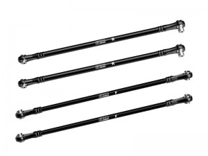 GPM H10049FR 7075-T6 ALLOY UPPER LINK BAR SET IRC00307 FOR VANQUISH 1/10 H10 OPTIC / YOKOHAMA RTR / SPARCO RTR - H10049FR-BK