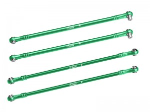 GPM H10049FR 7075-T6 ALLOY UPPER LINK BAR SET IRC00307 FOR VANQUISH 1/10 H10 OPTIC / YOKOHAMA RTR / SPARCO RTR - GREEN - H10049FR-G