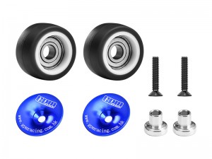 GPM XRTM040R/W 7075 7075-T6 ALLOY WHEELIE BAR WHEEL & BEARING 4976 FOR TRAXXAS MINI XRT VXL 3S 108076-1 / MINI MAXX 107154-1 - BLUE - XRTM040R/W-B