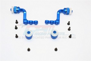 ALUMINIUM FRONT+REAR MAGNET BODY MOUNT FOR CC01 MITSUBISHI PAJERO TAMIYA CC01 - CC201FR/PAJ-B