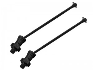 STEEL CVD DRIVE SHAFT 7750X 7768 FOR TRAXXAS 1/5 X-MAXX  X-MONSTER 8S MONSTER 109076-4 - RS-TRX7750X/BK
