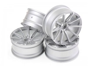 ALUMINUM RIM SET 51 X 27mm 12mm HEX FOR 1/10 TAMIYA TT-02 XV-02 RALLY DRIFT CAR - RS-WH5127/SI