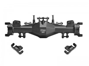 GPM LMT2012 7075  ALLOY QUICK RELEASE FRONT AXLE HOUSING SET LOS-1805 LOS-1824 FOR LOSI 1/8 LMT 1.0 2.0 / 1/10 TLR TUNED LMT MONSTER - BLACK - LMT2012-BK