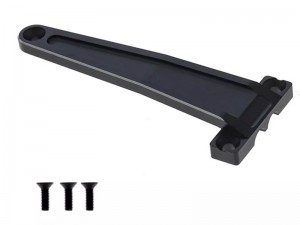ALUMINUM FRONT BULK ARM 10005164 FOR TAMIYA 1/12 CW-01 CHASSIS LUNCH BOX HORNET GRASSHOPPER - RS-TA10005164/BK