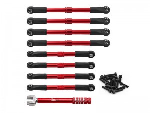 ALUMINUM 7075 FULL TIE ROD LINKAGE 7118 7138 W. WRENCH FOR TRAXXAS 1/16 E-REVO VXL SUMMIT TRUCK - RS-TRX71187138/RE