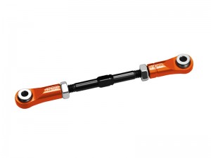 GPM  H10024/TR CARBON STEEL ALLOY SERVO STEERING LINK FOR VANQUISH 1/10 H10 OPTIC / YOKOHAMA RTR / SPARCO RTR - ORANGE - H10024/TR-OR