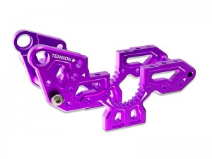 3RACING SAK-D6808A ALUMINUM REAR BULKHEAD FOR SAKURA AUPER D6 S BELT DRIFT CAR - SAK-D6808A/PU