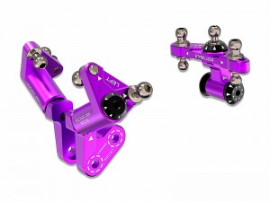 3RACING SAK-D6807A  ALUMINUM FRONT BULKHEAD MONO SHOCK MIXING FOR 1/10 RC SAKURA AUPER D6 SPORT DRIFT CAR - SAK-D6807A/PU