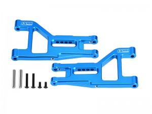 GPM DT4055 7075-T6 ALLOY FRONT LOWER SUSPENSION ARMS FOR TAMIYA 1/10 DT-04 RC FIGHTER NXGEN BUGGY 58741 - BLUE - DT4055-SB