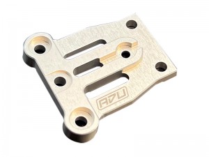 ALUMINUM 7075 FRONT STEERING TOP PLATE TKR9517 FOR 1/8 TEKNO MT48 MT410 2.0 MONSTER - RS-TKR9517/SI