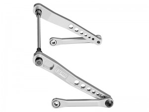 GPM H10312 7075 T6 ALLOY REAR SWAY BAR SET FOR VANQUISH 1/10 H10 OPTIC / YOKOHAMA RTR / SPARCO RTR - SILVER - H10312-S