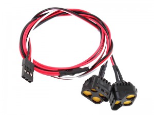 CRAWLER 2-HEAD LED BUMPER ROOF TOP SPOTLIGHT 3CH FOR 1/10 AXIAL SCX10 CARPA 1.9 TRAXXAS TRX-4 TRX-6 - RS-CHL102A