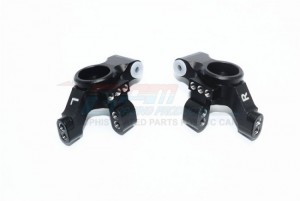 GPM GT022 ALUMINUM REAR KNUCKLE ARM TRAXXAS 1/10 4WD FORD GT4-TEC 2.0 - Black - GT022-BK