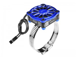 GPM GPM2144FAN 7075 T6 ALLOY STAINLESS STEEL 40X40MM COOLING FAN ADJUSTABLE FOR 28-42 SERIES MOTOR - GPM2144FAN-B