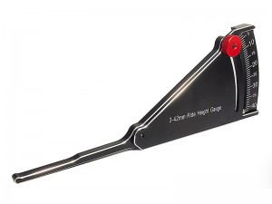 ALUMINUM ADJUSTABLE RIDE HEIGHT GAUGE 3 - 42mm FOR 1/8 1/10 1/12 ONROAD OFFROAD CAR - ST-031/BK