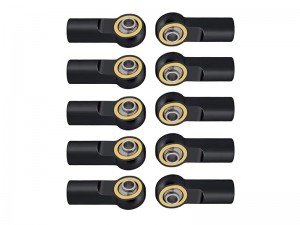 ALUMINUM M3 X 20mm TIE ROD BALL END SET JOINT FOR 1/10 AXIAL SCX-10 REDCAT GEN8 TRAXXAS TRX-4 CRALEWER - RS-M320/BK