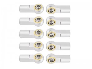 ALUMINUM M3 X 20mm TIE ROD BALL END SET JOINT FOR 1/10 AXIAL SCX-10 REDCAT GEN8 TRAXXAS TRX-4 CRALEWER - RS-M320/SI