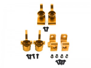 ALUMINUM FRONT HUB KNUCKLE REAR HUB CARRIER 101209 101208  FOR HPI RACING 1/8 WR8 FLUX BULLET ST MT3.0 - RS-101208/GO