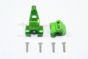 ALUMINUM FRONT AXLE MOUNT SET FOR SUSPENSION LINKS 1/10 TRX4 DEFENDER TRAIL CRAWLER - Green - TRX4008-G