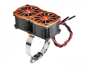 GPM GPM3357FANB2 7075-T6 ALLOY 316 STAINLESS STEEL DUAL 40 X 28mm COOLING FAN ADJUSTABLE FOR 40-56 SERIES MOTOR - GPM3357FANB2-OR