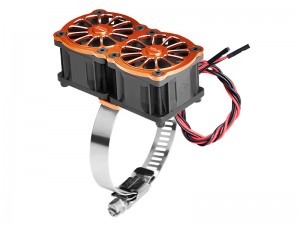 GPM GPM5276FANB2 7075-T6 ALLOY 316 STAINLESS STEEL DUAL 40 X 28mm COOLING FAN ADJUSTABLE FOR 56-70 SERIES MOTOR - GPM5276FANB2-OR