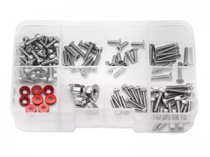 REPAIR SCREWS TOOL BOX WAHSER LOCK NUT FOR AR708003 FOR ARRMA MOJAVE TYPHON GRANITE GROM - RS-ARGROM