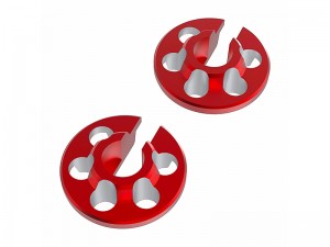 3RACING SAK-D6818E ALUMINUM BIG BORE ABSORBER SPRING BASE FOR 1/10 AUPER D6 S SPORT DRIFT CAR - SAK-D6818E/RE